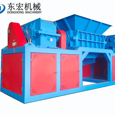 Мощность 110 кВт многофункциональный двойной вальный шредер для металлолома и подержанных автомобильных двигателей