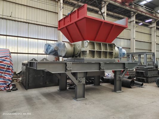 8000кг вес металлоломки из нержавеющей стали с конвейерной дробилкой