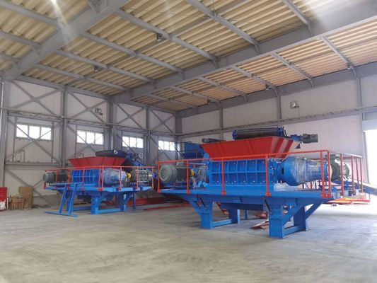 Алюминиевый материал обрабатываемый шредер для бытовых отходов Кокосовые раковины и солома