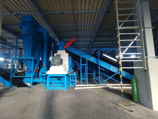 90KW дерево/металл/резина/пластмасса/картон Shredder Machine с камерной коробкой ножа лезвие