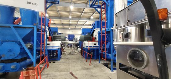 Двойная вальная дробилка для промышленного металлолома для высокобезопасной переработки алюминия