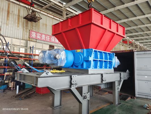 Высокопроизводительный металлоломщик двойной валы с высоким уровнем безопасности