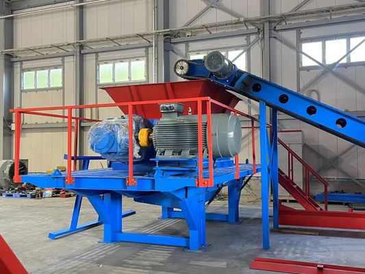 8000кг прочная стальная строительная шредер отходов для металлического проволочного кабеля в энергетической добыче