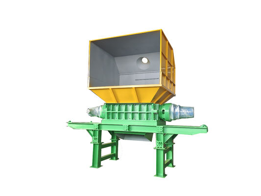 110кВт мощности двойной валы дробилка для 8000 кг вес Алюминиевого профиля измельчения