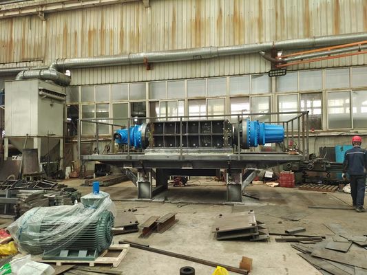 Углеродистая сталь двойная ось пластмассовая тканеная мешка для измельчения отходов рыболовных сетей и пленочных труб