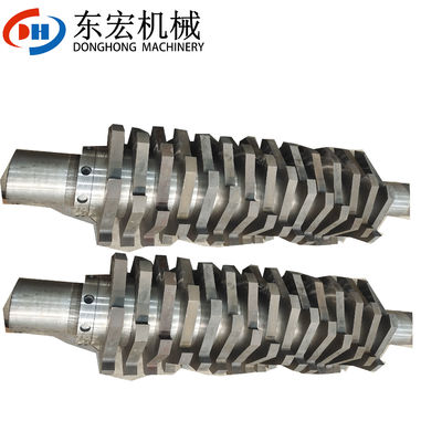 110кВт нержавеющая сталь строительный шаблон шредер биаксиальный резиновый дробилка для городских отходов