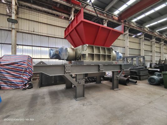 110 кВт одношахтный шредер для дробления крупных и малых промышленных отходов