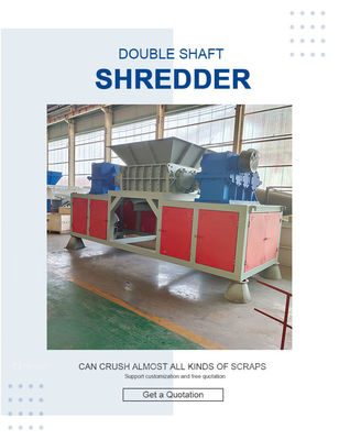 Многофункциональный шредер для обработки древесных поддонов и отходов одежды