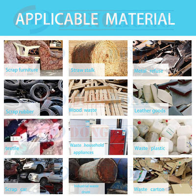 110кВт мощность нержавеющая сталь лом холодильник дробилка и демонтаж производственной линии