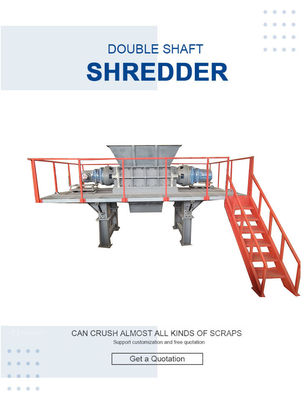 Алюминиевый материал обрабатываемый Муниципальные твердые отходы Промышленный шредер/дробильщик для RDF